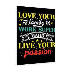 Inspirational Wall Art Love Your Family Wall Art Motivation Wall Decor for Home